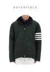 Thom Browne Tartan Flannel Reversible Zip-up Jacket MJD091X 996 64446692 [P]