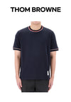 Thom Browne Lucky Chance Milano Stripe Short Sleeve T-Shirt MJS231A J0055 415 60792414 [P]