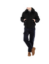 AMI XL Größe Shearling Kragenjacke UJK010 001 65129909 [P]