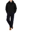 AMI XL Größe Shearling Kragenjacke UJK010 001 65129909 [P]