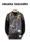 MAISON MIHARA YASUHIRO Grafikdruck Pullover A10SW532 Schwarz 50721712 [P]