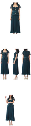 Self-Portrait Lace Pleated Midi Dress 157871178 [P]
