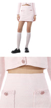 SELF-PORTRAIT Minirock mit Taschen Größe M RS23041SKP LIGHTPINK 43321411 [P]