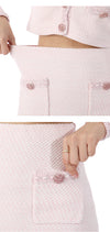 SELF-PORTRAIT Minirock mit Taschen Größe M RS23041SKP LIGHTPINK 43321411 [P]