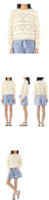 Louise Misha Cable Knit Cotton Sweater 44142794 [P]