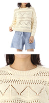 Louise Misha Cable Knit Cotton Sweater 44142794 [P]