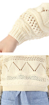 Louise Misha Cable Knit Cotton Sweater 44142794 [P]