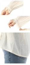 Louise Misha Size 44 Lucky Chance Blouse WRIS23B0044 OFFWHITE 44142855 [P]