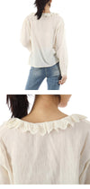 Louise Misha Size 44 Lucky Chance Blouse WRIS23B0044 OFFWHITE 44142855 [P]