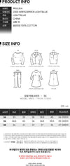 LOUISE MISHA 25インチ デニム ハーフ パンツ WRPS23PR576 LIGHTBLUE 50530707 [P]