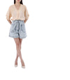 LOUISE MISHA 25インチ デニム ハーフ パンツ WRPS23PR576 LIGHTBLUE 50530707 [P]