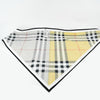 Burberry Triangle Check Scarf Yellow Cotton 80452831 142257017 [P]