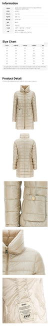 Herno High Neck Light Padding Jacket Beige 159308573 [P]