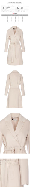 MAXMARA 24SS PAULINE Langmantel Vanille 2419011041 030 153212692 [P]