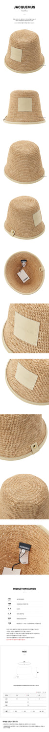 JACQUEMUS Unisex Bucket Hat 128305826 [P]