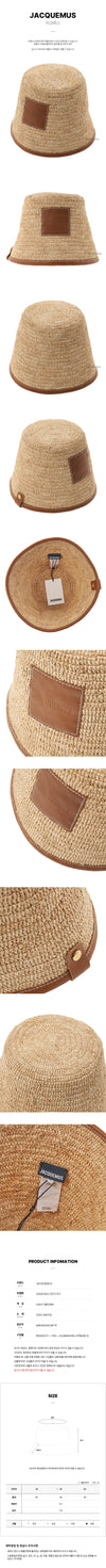 JACQUEMUS バブ ソリッド バケット ハット 128305836 [P]