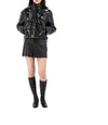 COURREGES ビニールショーツプファーパディングブラック 125049270 [P]