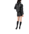 COURREGES ビニールショーツプファーパディングブラック 125049270 [P]