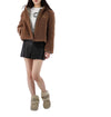 Burberry Suede Shearling Snow Boots 102142409 [P]