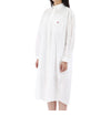 DANTON ボタンダウンシャツドレス 55サイズ DT-B0294 POD WHITE 124329905 [P]