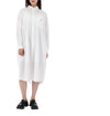 DANTON ボタンダウンシャツドレス 55サイズ DT-B0294 POD WHITE 124329905 [P]