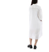 DANTON ボタンダウンシャツドレス 55サイズ DT-B0294 POD WHITE 124329905 [P]