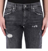 DOLCE & GABBANA 36インチ ラッキー チャンス ロゴ レッグ ディストレスド デニム パンツ GY07CD G8LL9 S9001 126752713 [P]