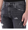 DOLCE & GABBANA 36インチ ラッキー チャンス ロゴ レッグ ディストレスド デニム パンツ GY07CD G8LL9 S9001 126752713 [P]