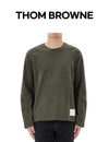 THOM BROWNE Langarm T-Shirt mit diagonalen Streifen, 4er-Pack, Größe 3 100354393 [P]