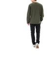 THOM BROWNE Langarm T-Shirt mit diagonalen Streifen, 4er-Pack, Größe 3 100354393 [P]