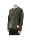 THOM BROWNE Langarm T-Shirt mit diagonalen Streifen, 4er-Pack, Größe 3 100354393 [P]