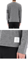 THOM BROWNE ウールジャージー斜めロングスリーブTシャツ J0149 035 96184069 [P]