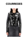 COURREGES 44サイズビニールジャケットリイディション 105619503 [P]