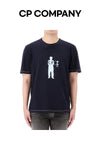 CP Company Indigo Jersey T-Shirt 80997981 [P]
