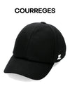 Courreges Wool Signature Baseball Cap 323ACT002WO0036 BLACK 73254444 [P]