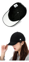 Courreges Wool Signature Baseball Cap 323ACT002WO0036 BLACK 73254444 [P]
