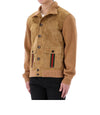 Gucci Size 100 Lucky Chance Web Suede Jacket 764343 XKDO4 2184 157870785 [P]