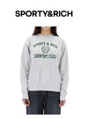 SPORTY & RICH Lucky Chance Varsity Crest Crewneck Sweatshirt 73817279 [P]