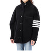Thom Browne Diagonal Shearing Super Size Shirt Jacket FLL122C 02821 415 157871159 [P]