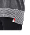 THOM BROWNE コットン4バーVネックヘクターカーディガン 035 73452946 [P]