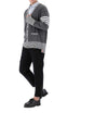 THOM BROWNE コットン4バーVネックヘクターカーディガン 035 73452946 [P]