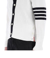 Thom Browne 4-Bar V-Neck Cable Cardigan 100 73452969 [P]