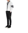 Thom Browne 4-Bar V-Neck Cable Cardigan 100 73452969 [P]