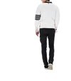 Thom Browne 4-Bar V-Neck Cable Cardigan 100 73452969 [P]