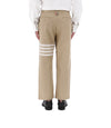 Thom Browne Size 0 Lucky Chance Cotton 4-Bar Straight Leg Pants 07890 275 79560846 [P]