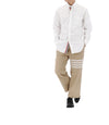Thom Browne Size 0 Lucky Chance Cotton 4-Bar Straight Leg Pants 07890 275 79560846 [P]