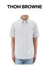 THOM BROWNE Oxford Kurzarmshirt in Größe 4 93374242 [P]