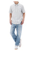 THOM BROWNE Oxford Kurzarmshirt in Größe 4 93374242 [P]