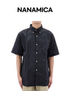 NANAMICA Short Sleeve Shirt SUGS404E DARK NAVY 94645012 [P]