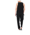 AMI Drawstring Sleeveless Tank Top 215 0062 001 93375373 [P]